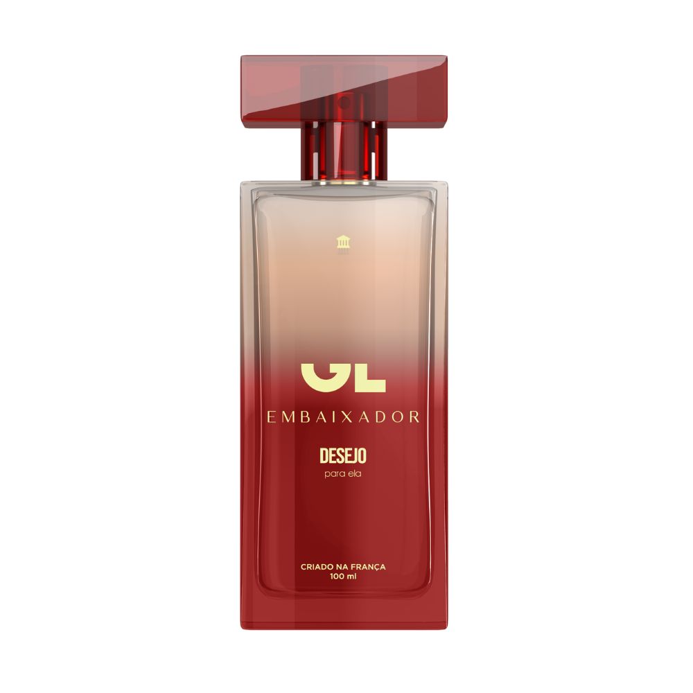 Frasco oficial do perfume *GL EMBAIXADOR DEO COL DESEJO PARA ELA 100ML