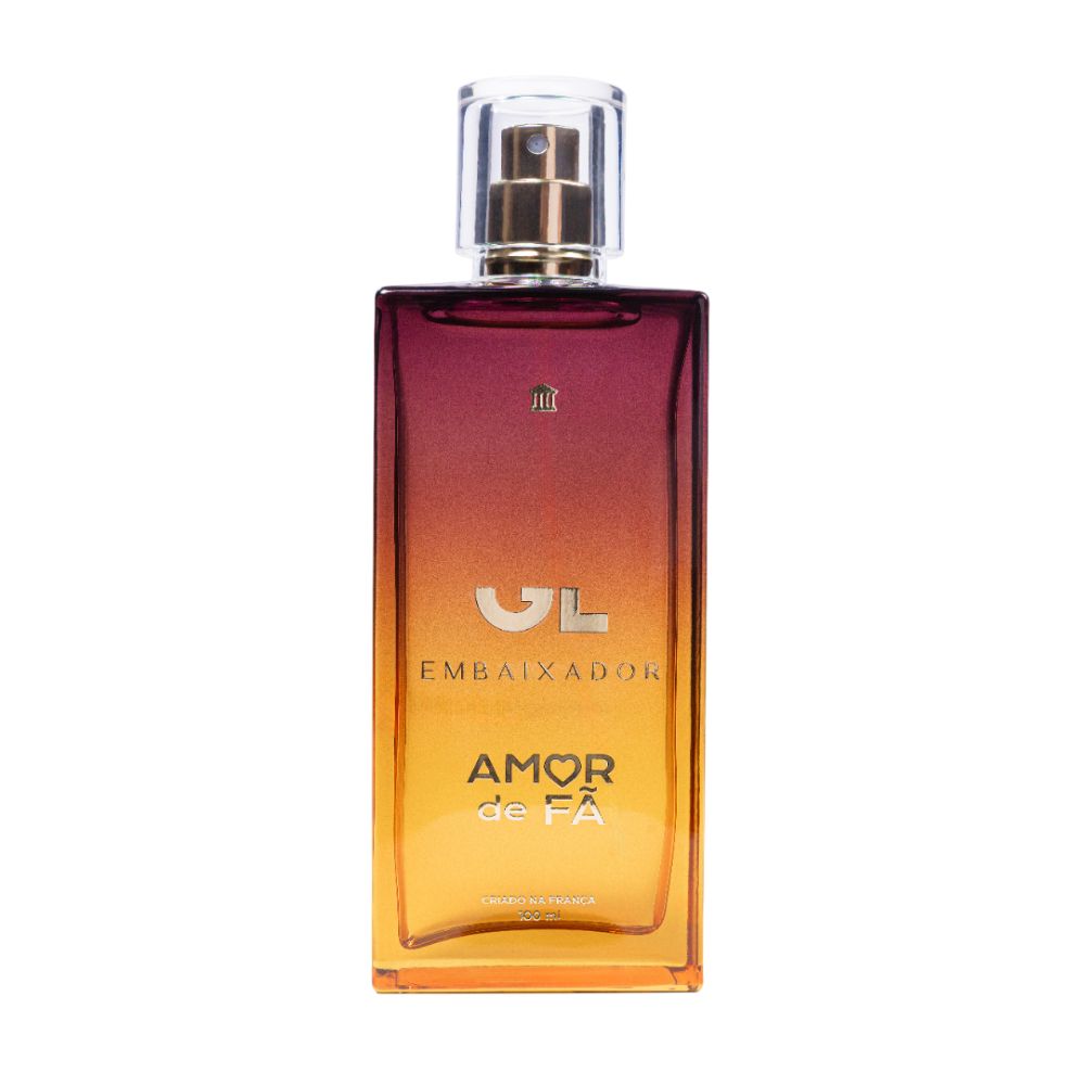 Frasco oficial do perfume *GL EMBAIXADOR DEO COL AMOR DE FA 100ML