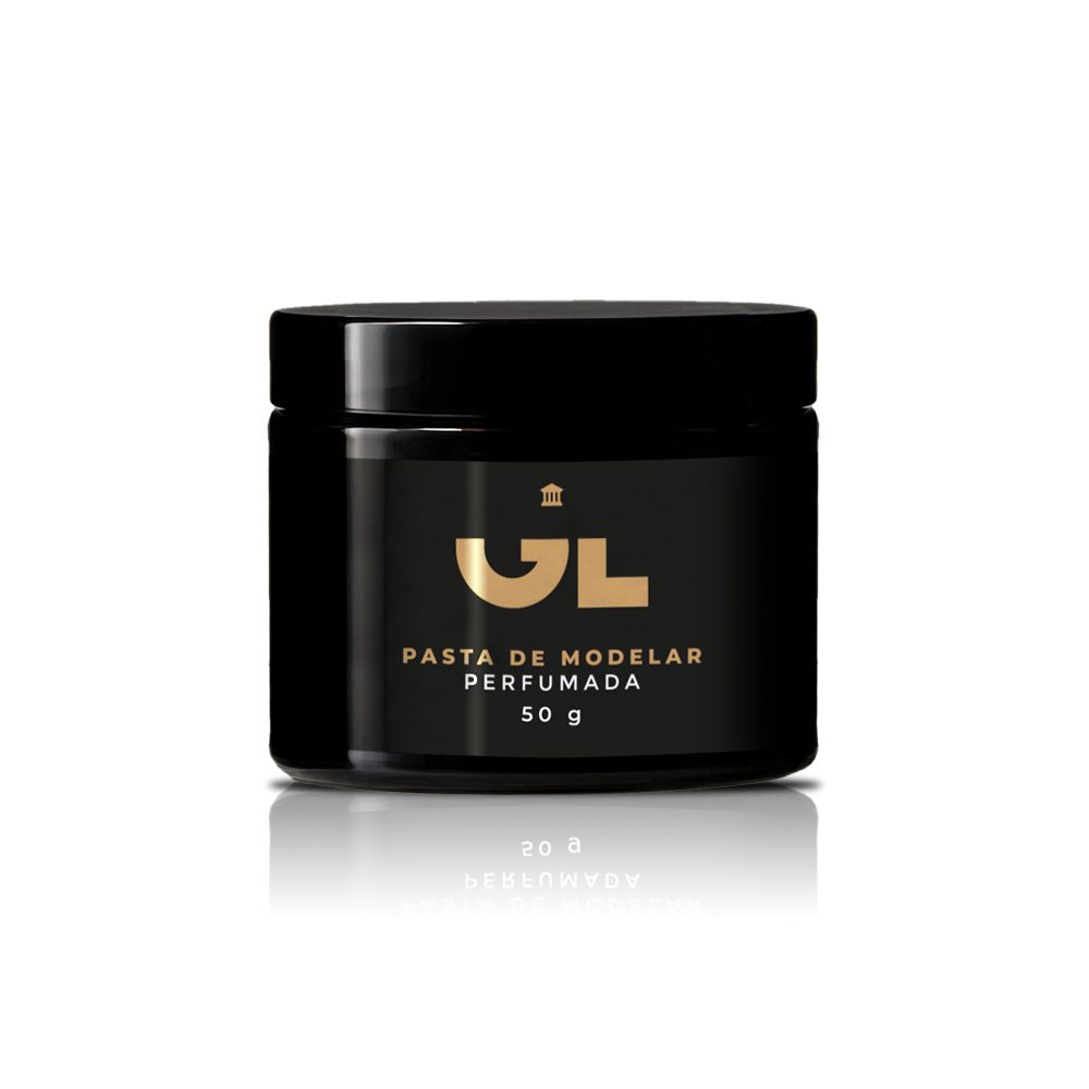Frasco oficial do perfume *GL EMBAIXADOR PASTA MODELADORA 50G