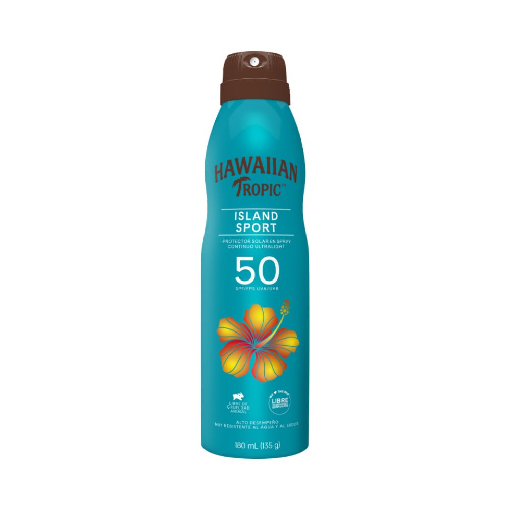 Frasco oficial do perfume HT ISLAND SPORT SPRAY PROT SOLAR FPS50 180ML