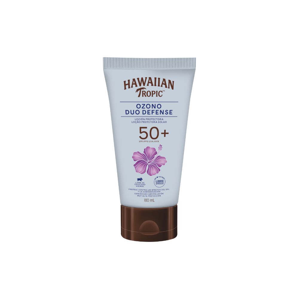 Frasco oficial do perfume HT OZONO DUO DEFENSE LOC PROT SOLAR FPS50+ 180ML