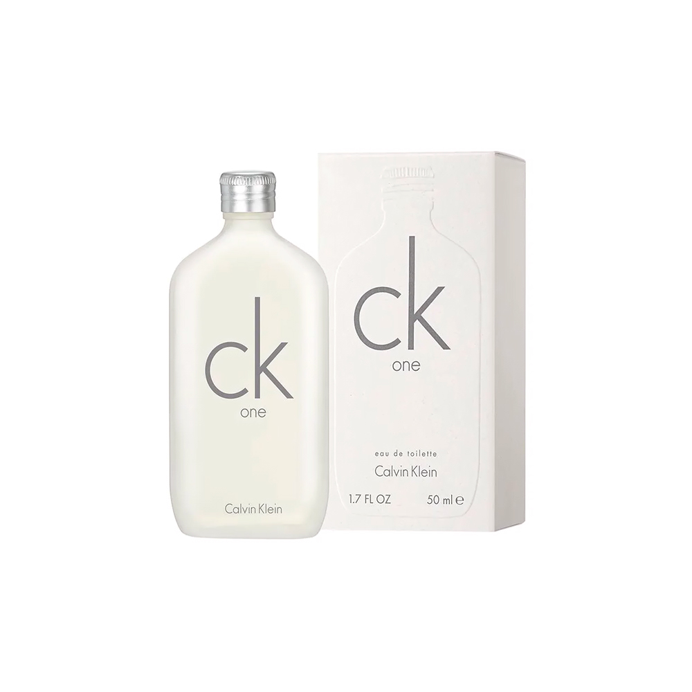Frasco oficial do perfume CK CK ONE EDT 50ML