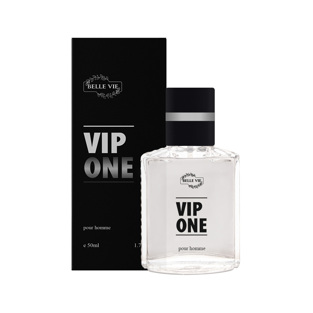 Frasco oficial do perfume BELLE VIE VIP ONE DEO COL POUR HOMME 50ML