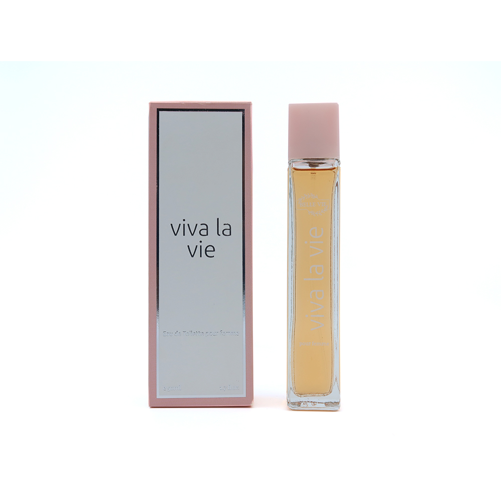 Frasco oficial do perfume BELLE VIE VIVA LA VIE DEO COL POUR FEMME 50ML
