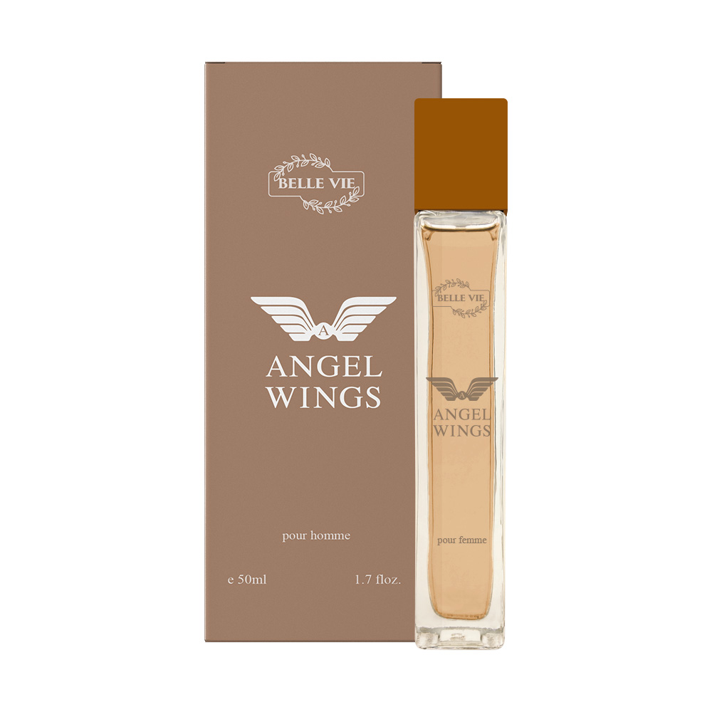 Frasco oficial do perfume BELLE VIE ANGEL WINGS DEO COL POUR FEMME 50ML