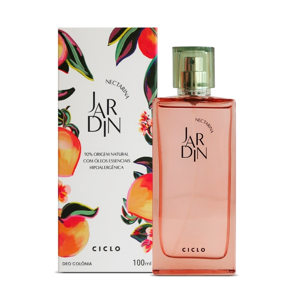 Frasco oficial do perfume CICLO JARDIN DEO COL NECTARINA 100ML