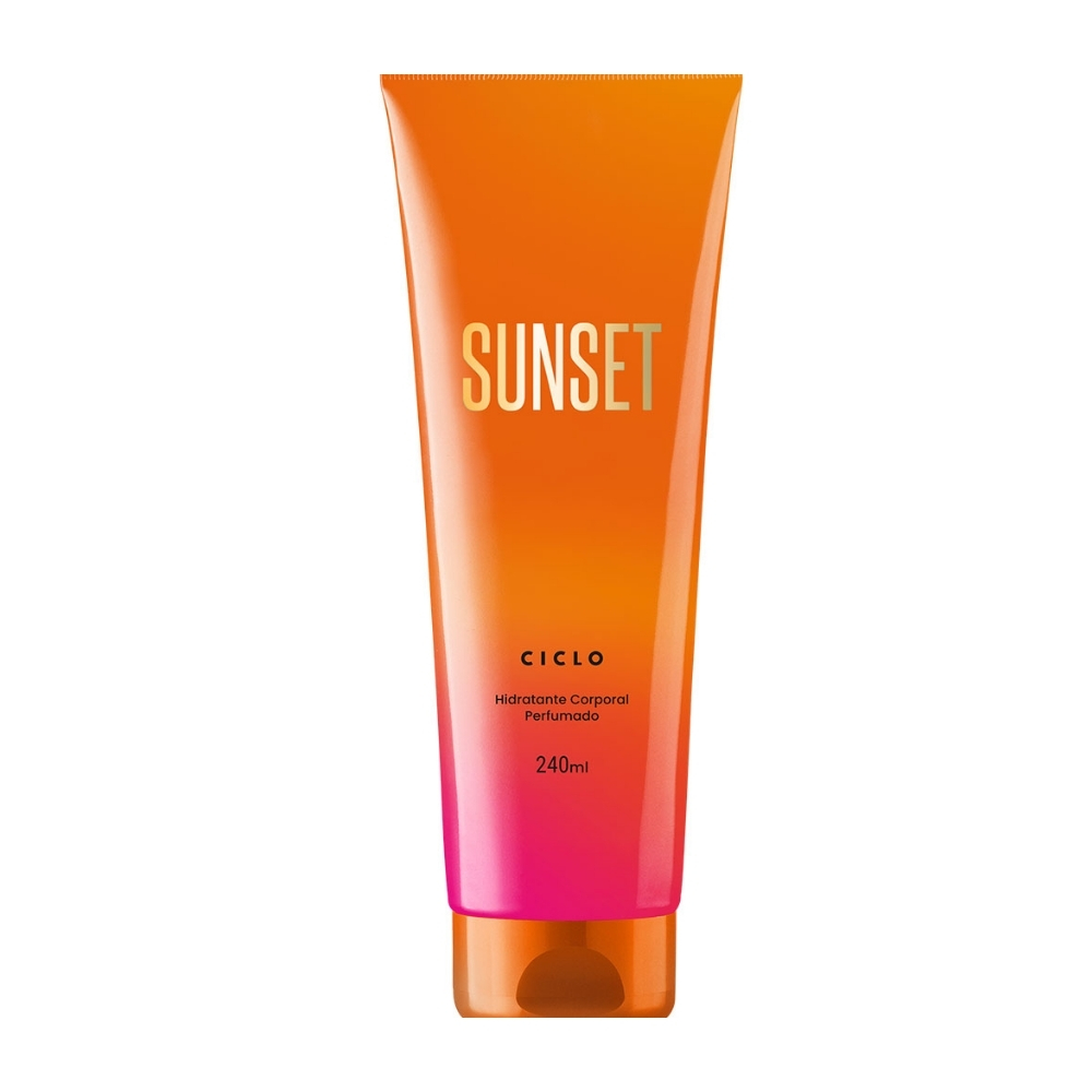 Frasco oficial do perfume CICLO LOC HIDRAT SUNSET 240ML