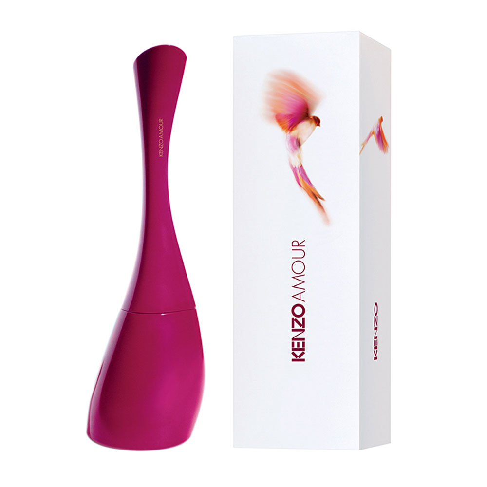 Frasco oficial do perfume KENZO AMOUR FUCHSIA FEMME EDP 30ML