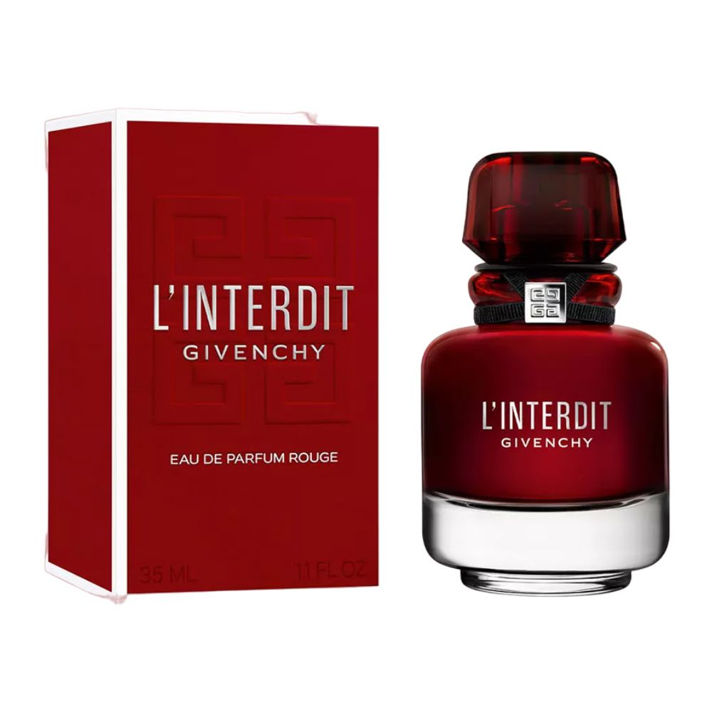 Frasco oficial do perfume GIVENCHY L INTERDIT ROUGE EDP 35ML