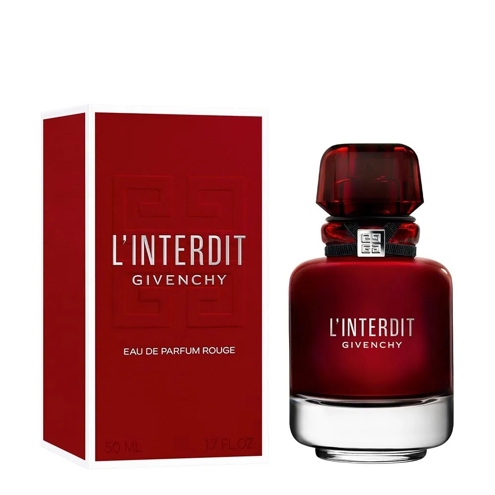 Frasco oficial do perfume GIVENCHY L INTERDIT ROUGE EDP 50ML