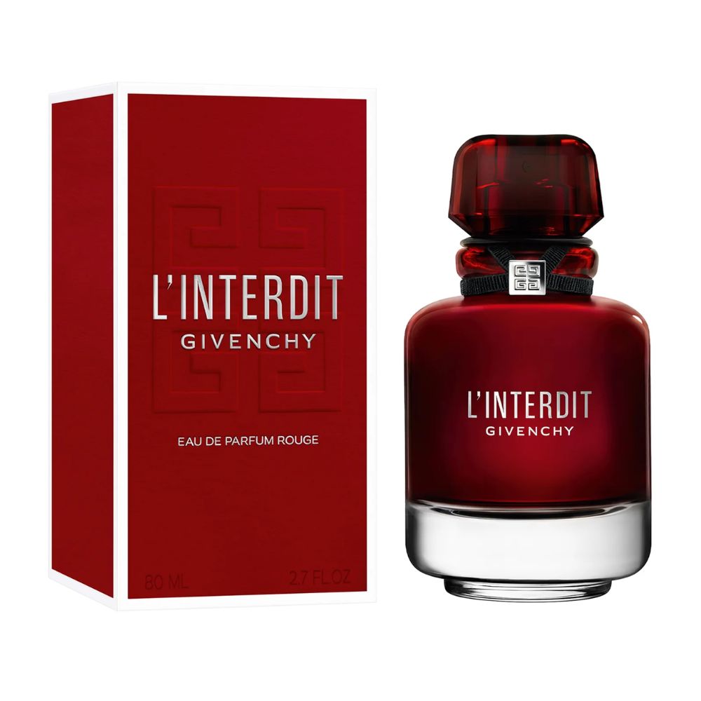 Frasco oficial do perfume GIVENCHY L INTERDIT ROUGE EDP 80ML