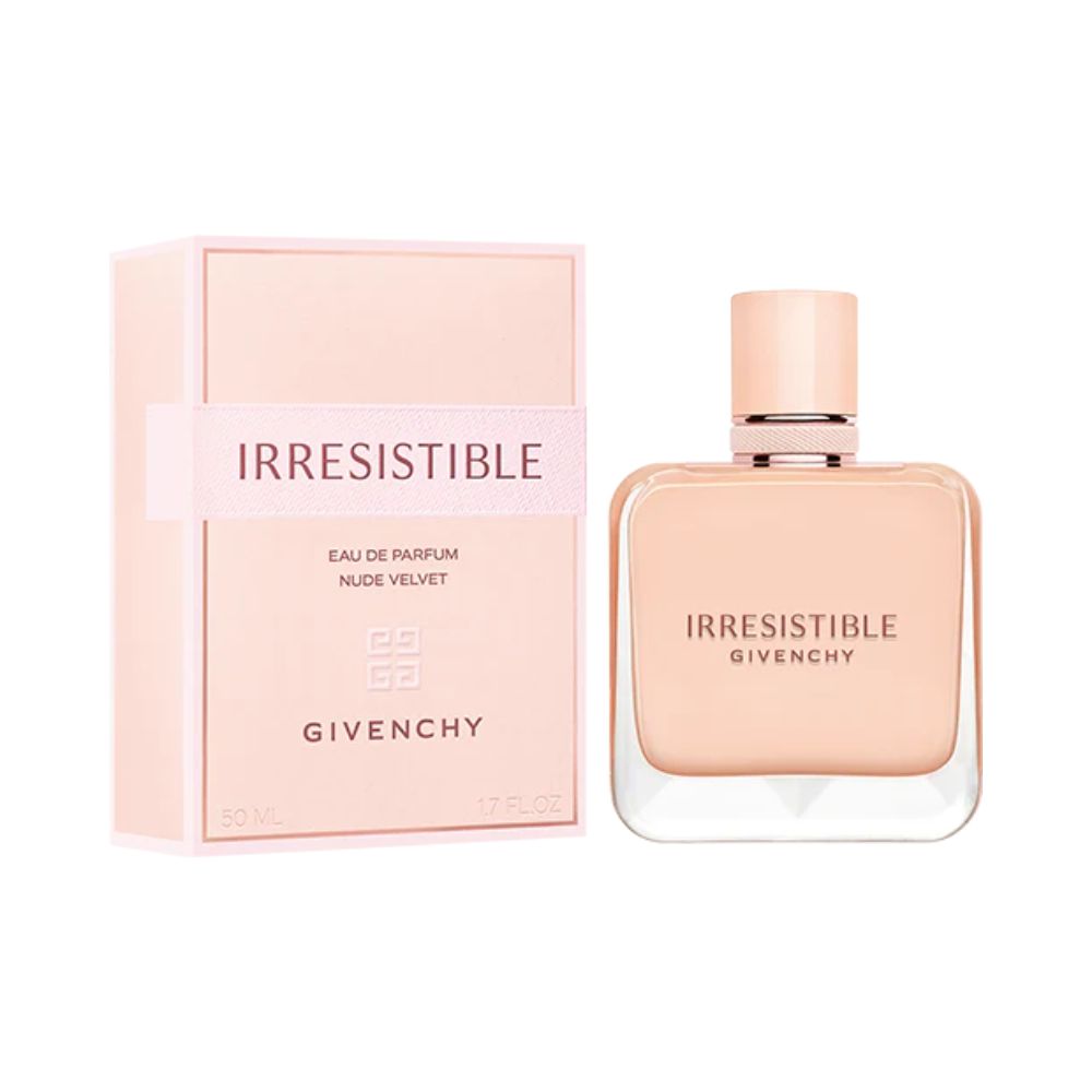 Frasco oficial do perfume GIVENCHY IRRESISTIBLE NUDE VELVET EDP 50ML