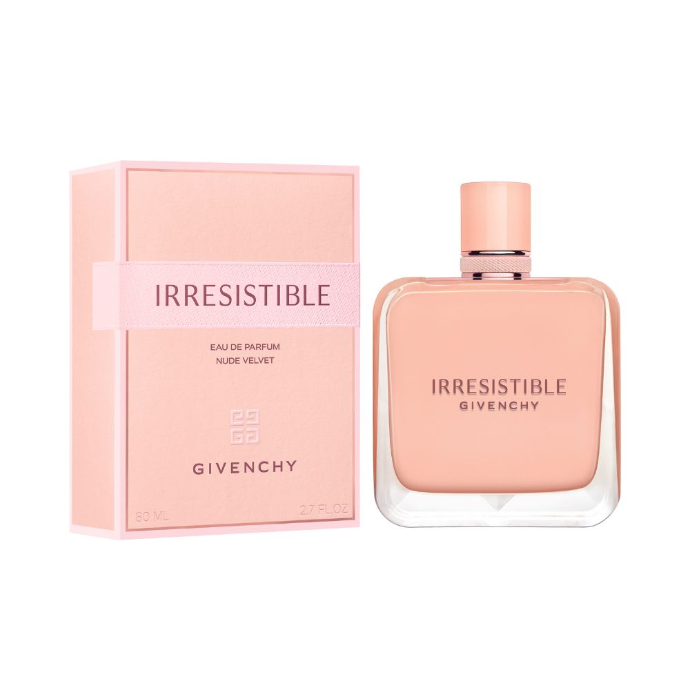 Frasco oficial do perfume GIVENCHY IRRESISTIBLE NUDE VELVET EDP 80ML
