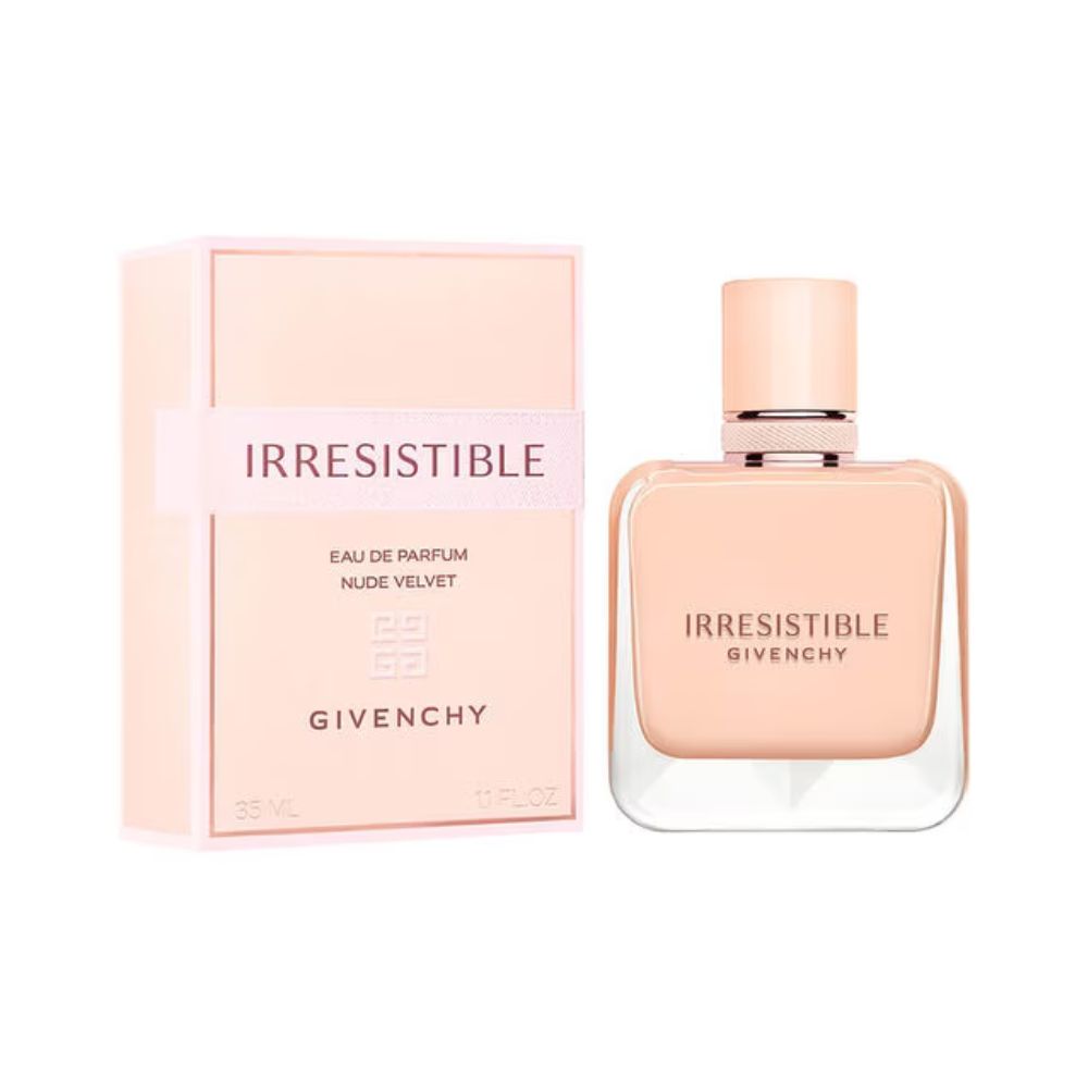 Frasco oficial do perfume GIVENCHY IRRESISTIBLE NUDE VELVET EDP 35ML