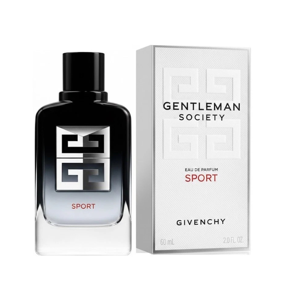 Frasco oficial do perfume GIVENCHY GENTL SOCIETY SPORT EDP 60ML