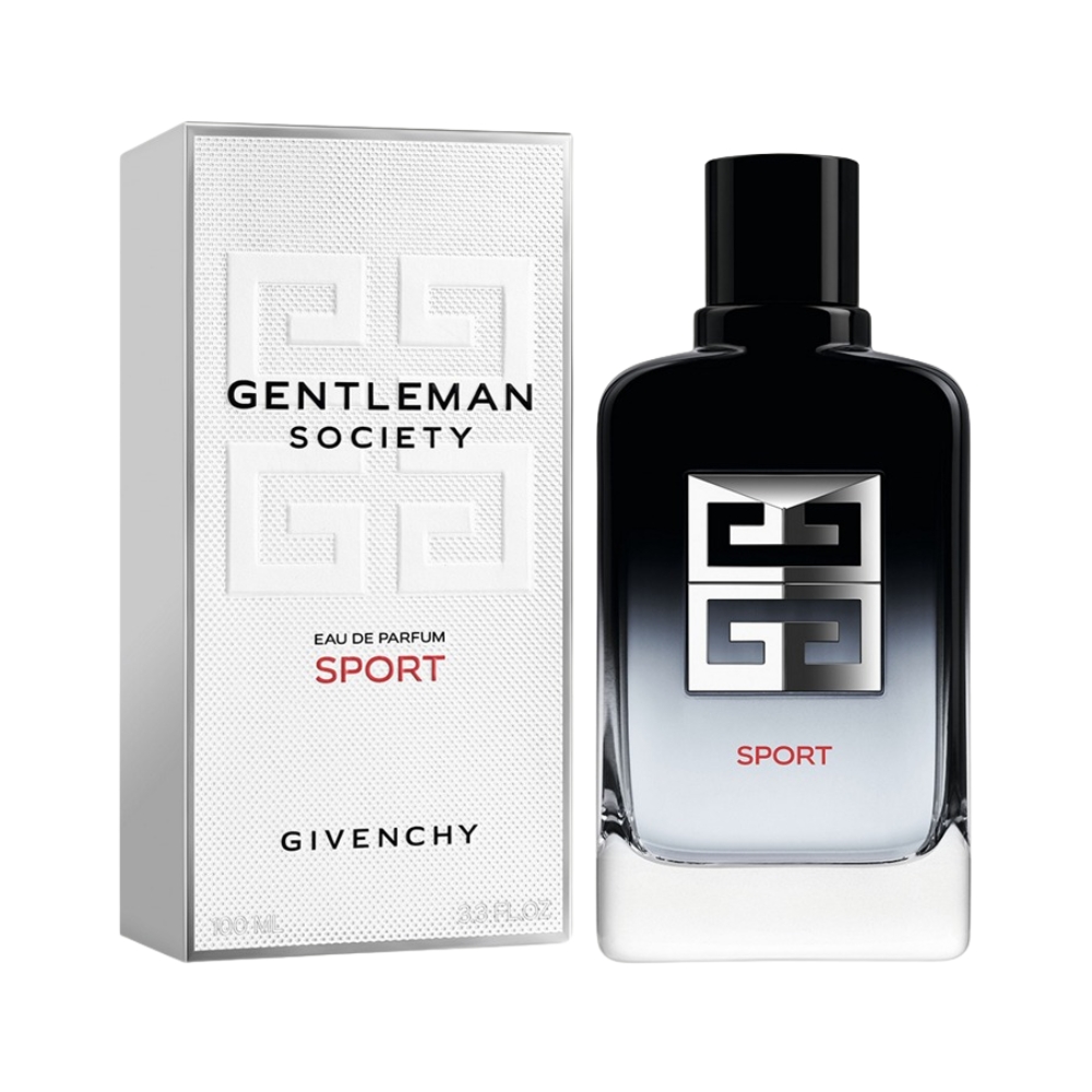 Frasco oficial do perfume GIVENCHY GENTL SOCIETY SPORT EDP 100ML