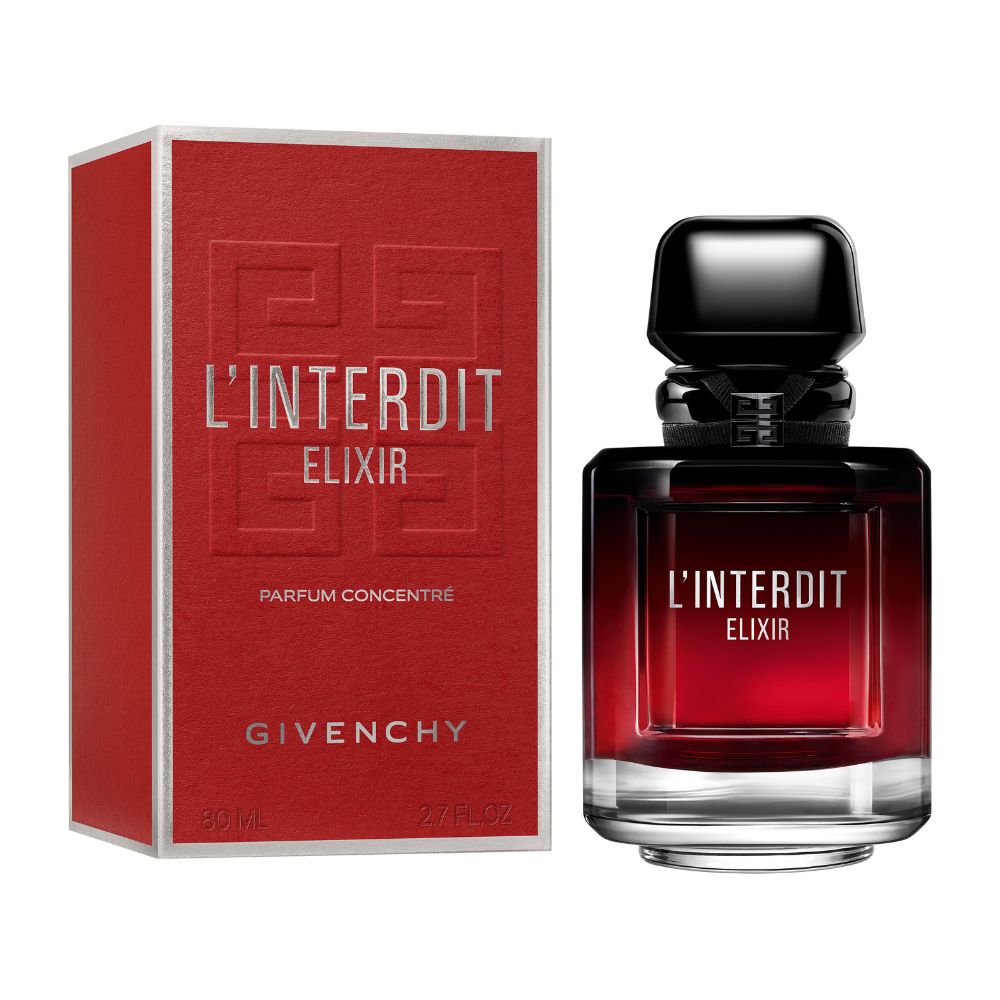 Frasco oficial do perfume GIVENCHY L INTERDIT ELIXIR PARFUM 80ML