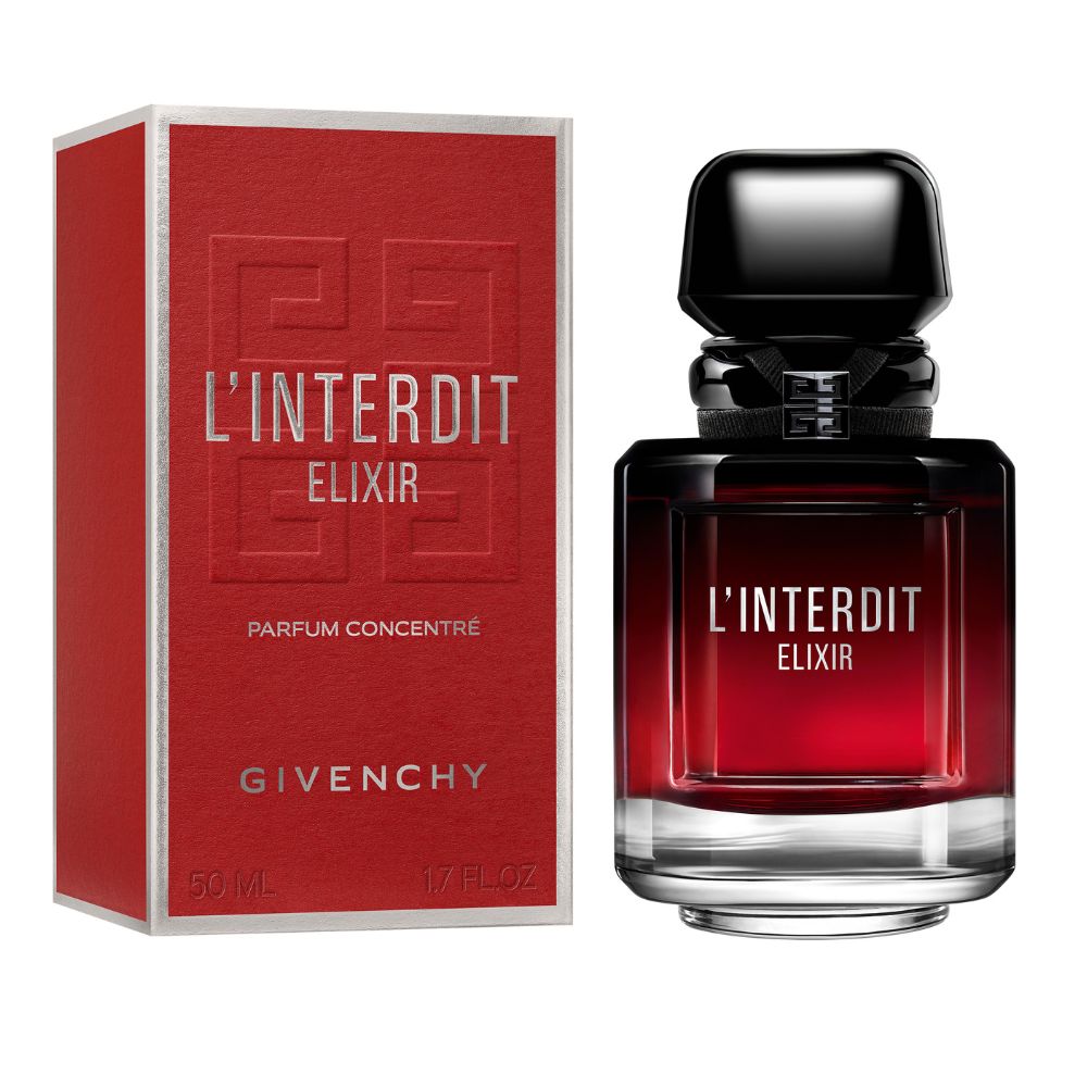 Frasco oficial do perfume GIVENCHY L INTERDIT ELIXIR PARFUM 50ML
