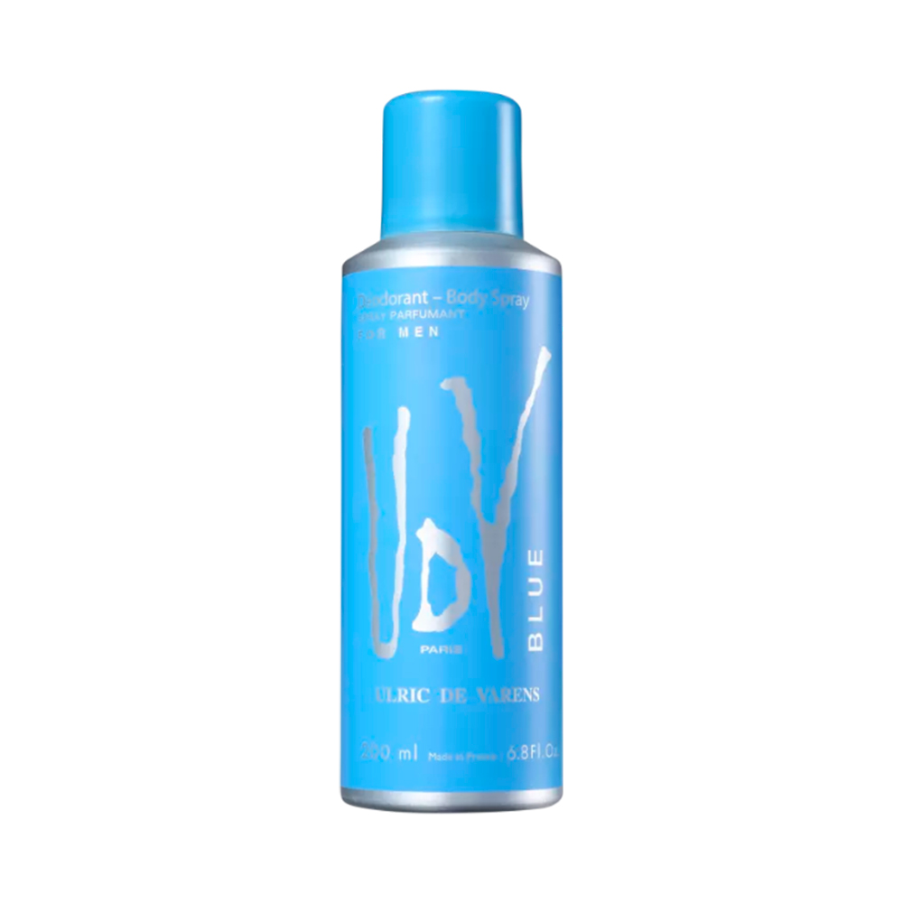 Frasco oficial do perfume UDV BLUE DEODORANT 200ML