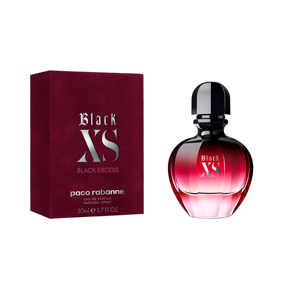 Frasco oficial do perfume *PR BLACK XS FOR HER EDP 50ML REPACK 2018