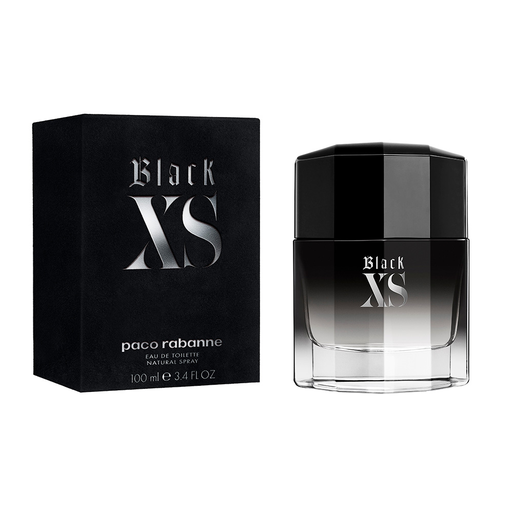 Frasco oficial do perfume PR BLACK XS HOMME EDT 50ML REPACK