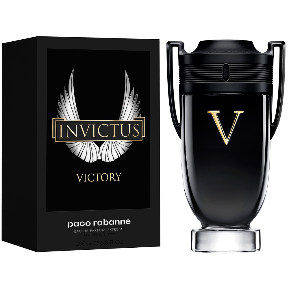 Frasco oficial do perfume PR INVICTUS VICTORY EDP 50ML