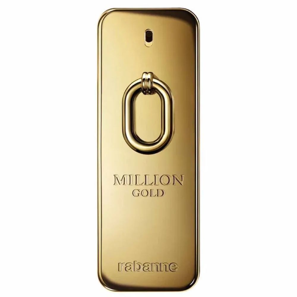 Frasco oficial do perfume PR MILLION GOLD EDP INTENSE 200ML