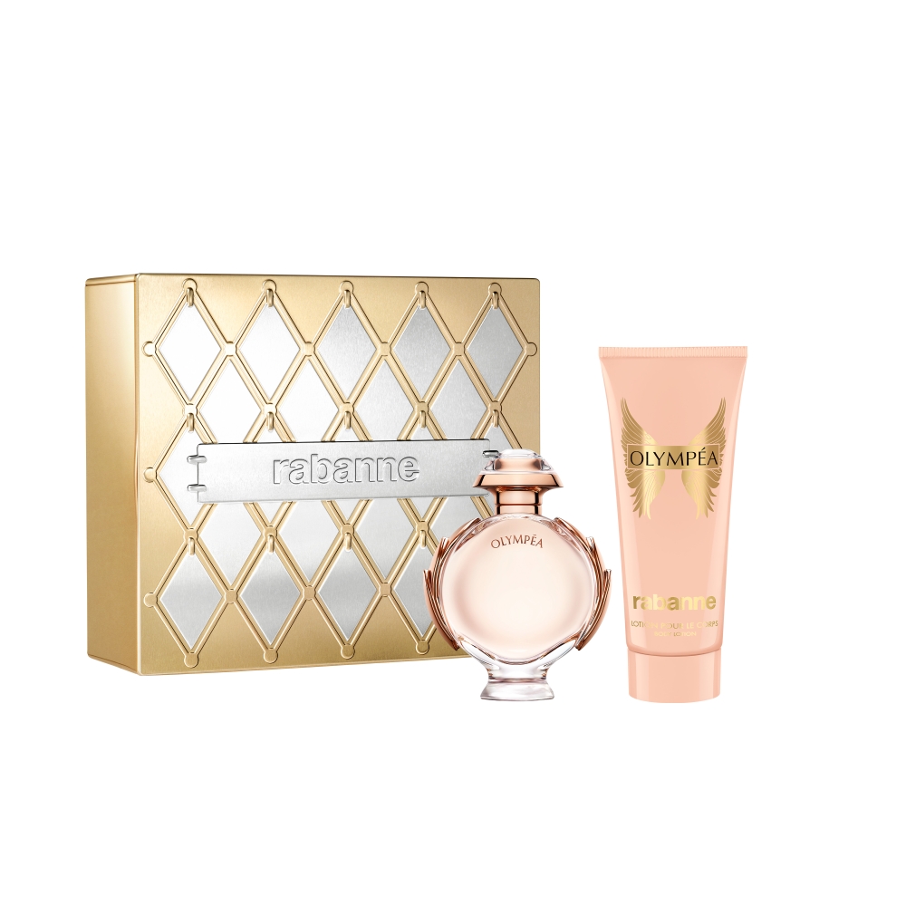 Frasco oficial do perfume COFFRET PR OLYMPEA EDP 50ML+BL 100ML