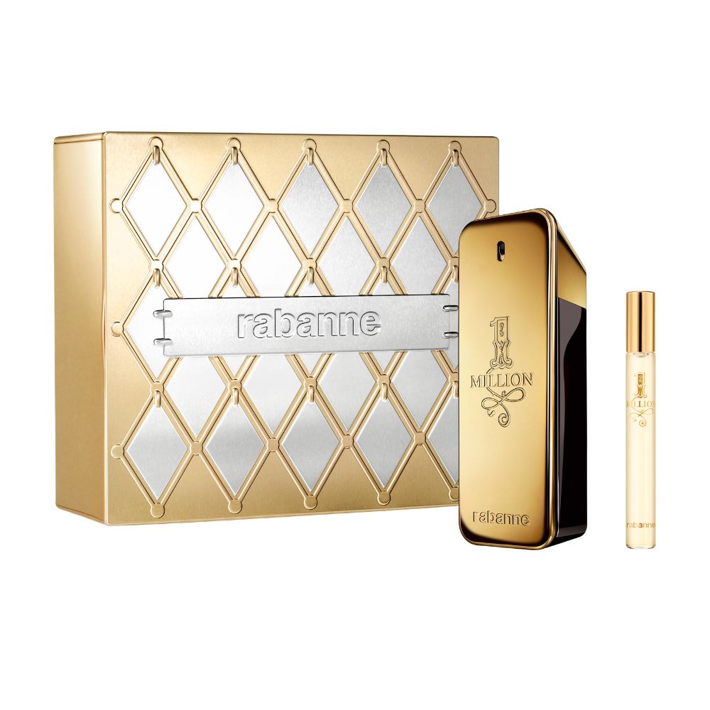 Frasco oficial do perfume COFFRET PR 1MILLION EDT EDT 200ML+EDT 10ML