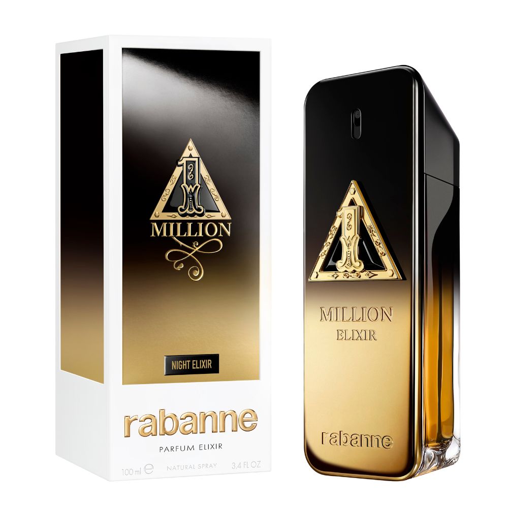 Frasco oficial do perfume PR 1 MILLION NIGHT ELIXIR PARFUM ELIXIR 100ML