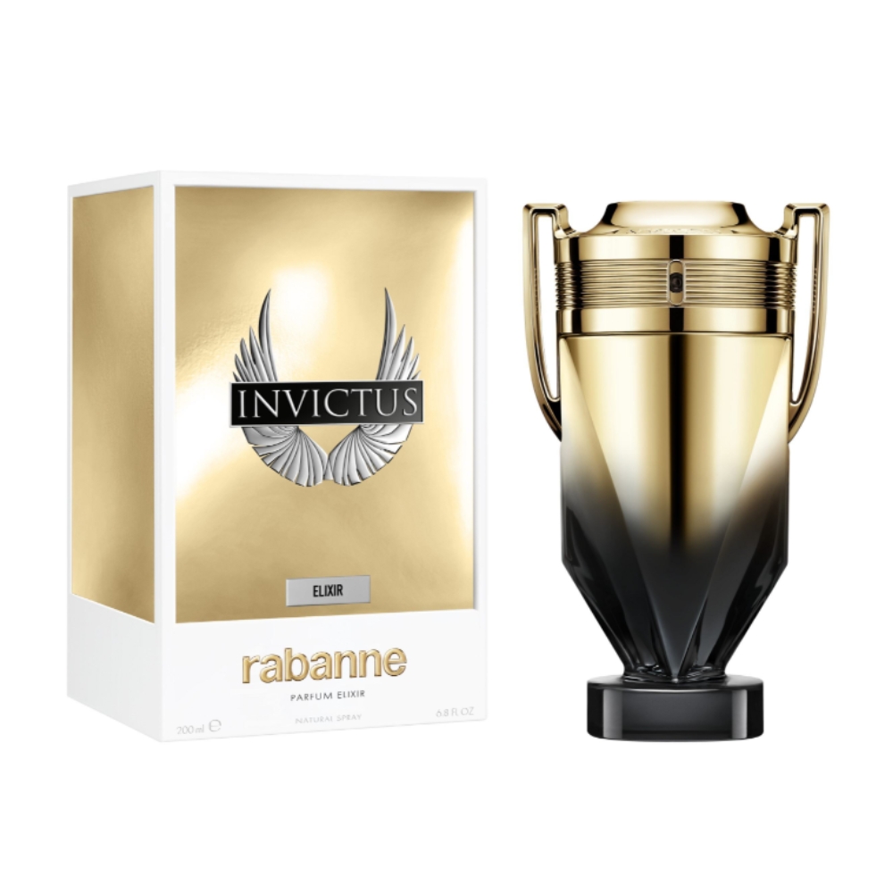 Frasco oficial do perfume PR INVICTUS ELIXIR PARFUM ELIXIR 200ML