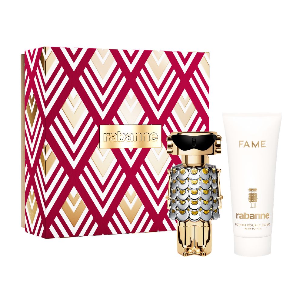 Frasco oficial do perfume COFFRET PR FAME EDP 80ML+BL 100ML