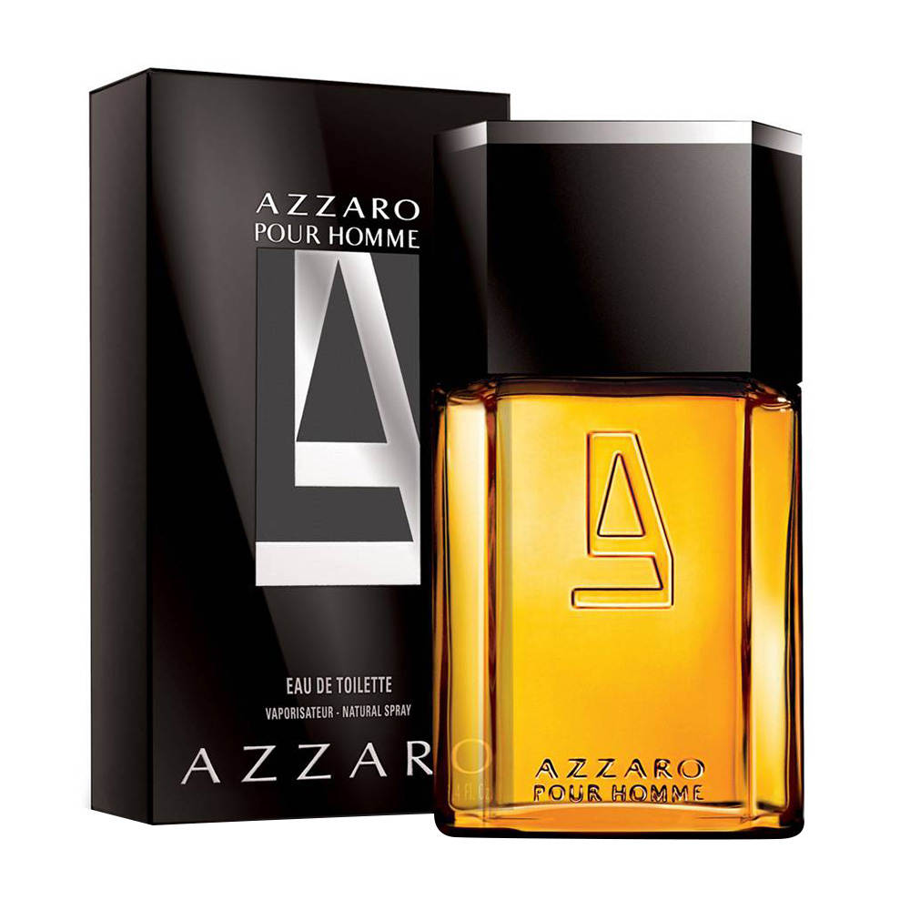 Frasco oficial do perfume AZZARO POUR HOMME EDT 100ML