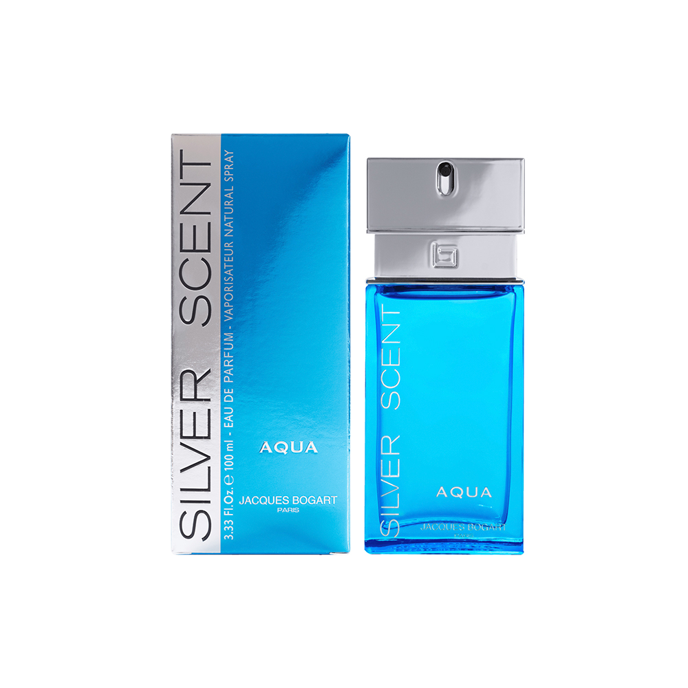 Frasco oficial do perfume *JB SILVER SCENT AQUA EDP 100ML