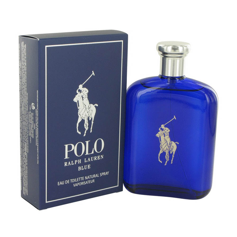 Frasco oficial do perfume RL POLO BLUE EDT 125ML