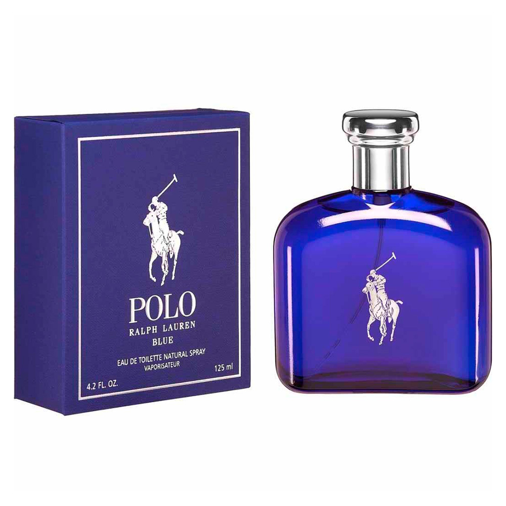 Frasco oficial do perfume RL POLO BLUE EDT 40ML