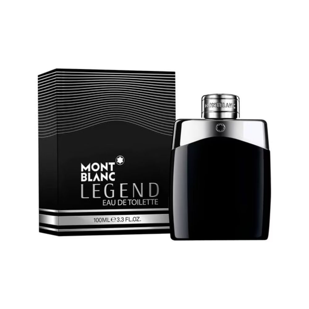 Frasco oficial do perfume MB LEGEND MEN EDT 100ML