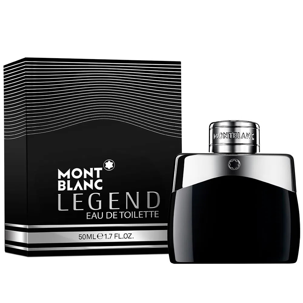 Frasco oficial do perfume MB LEGEND MEN EDT 50ML