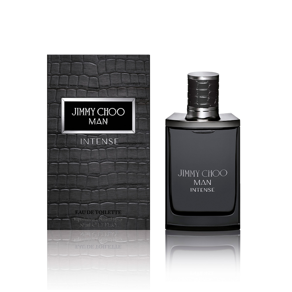 Frasco oficial do perfume JIMMY CHOO INTENSE MEN 50ML
