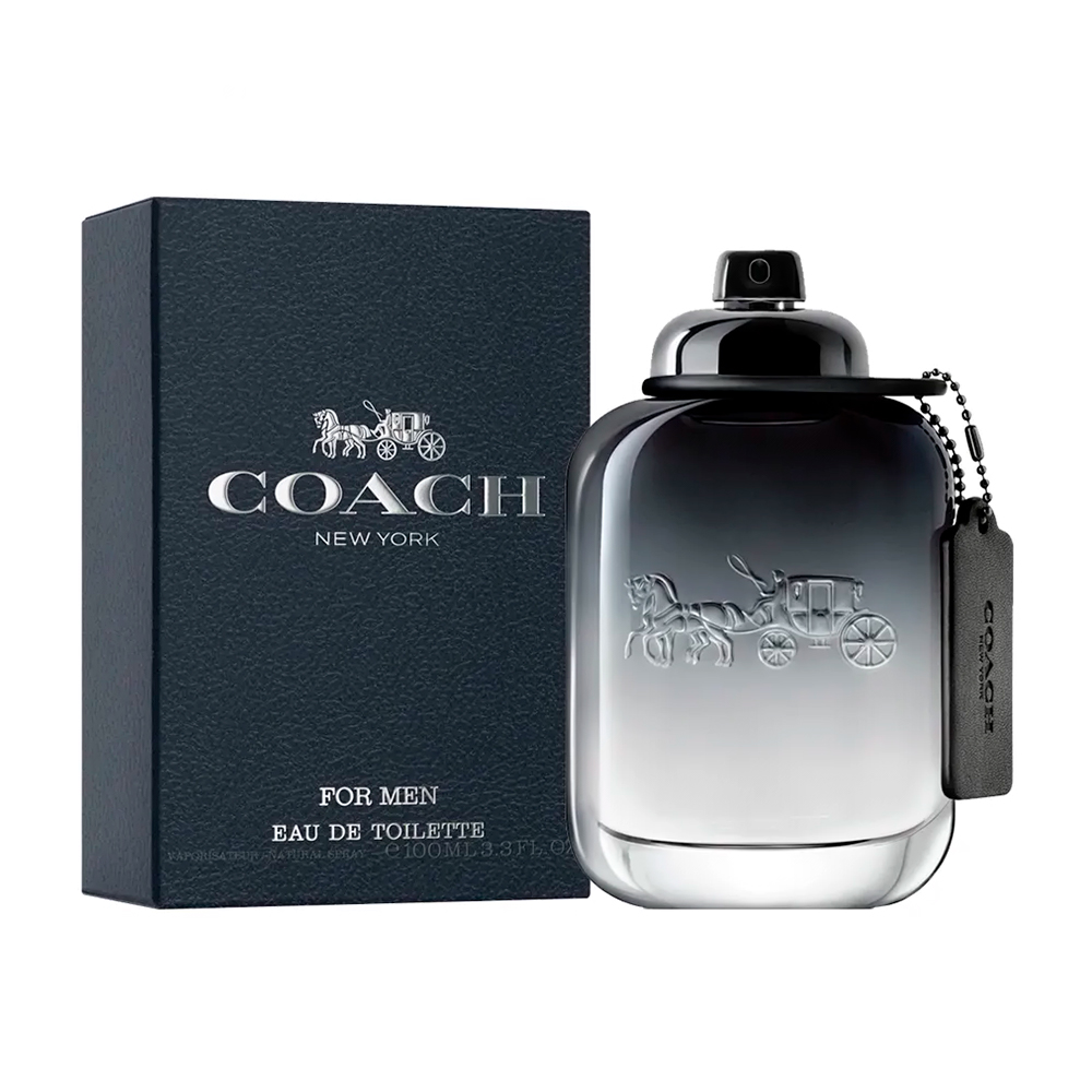 Frasco oficial do perfume COACH MEN EDT 100ML