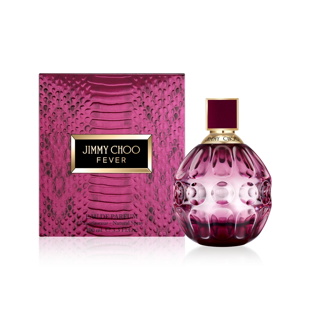 Frasco oficial do perfume JIMMY CHOO FEVER WOMEN EDP 100ML