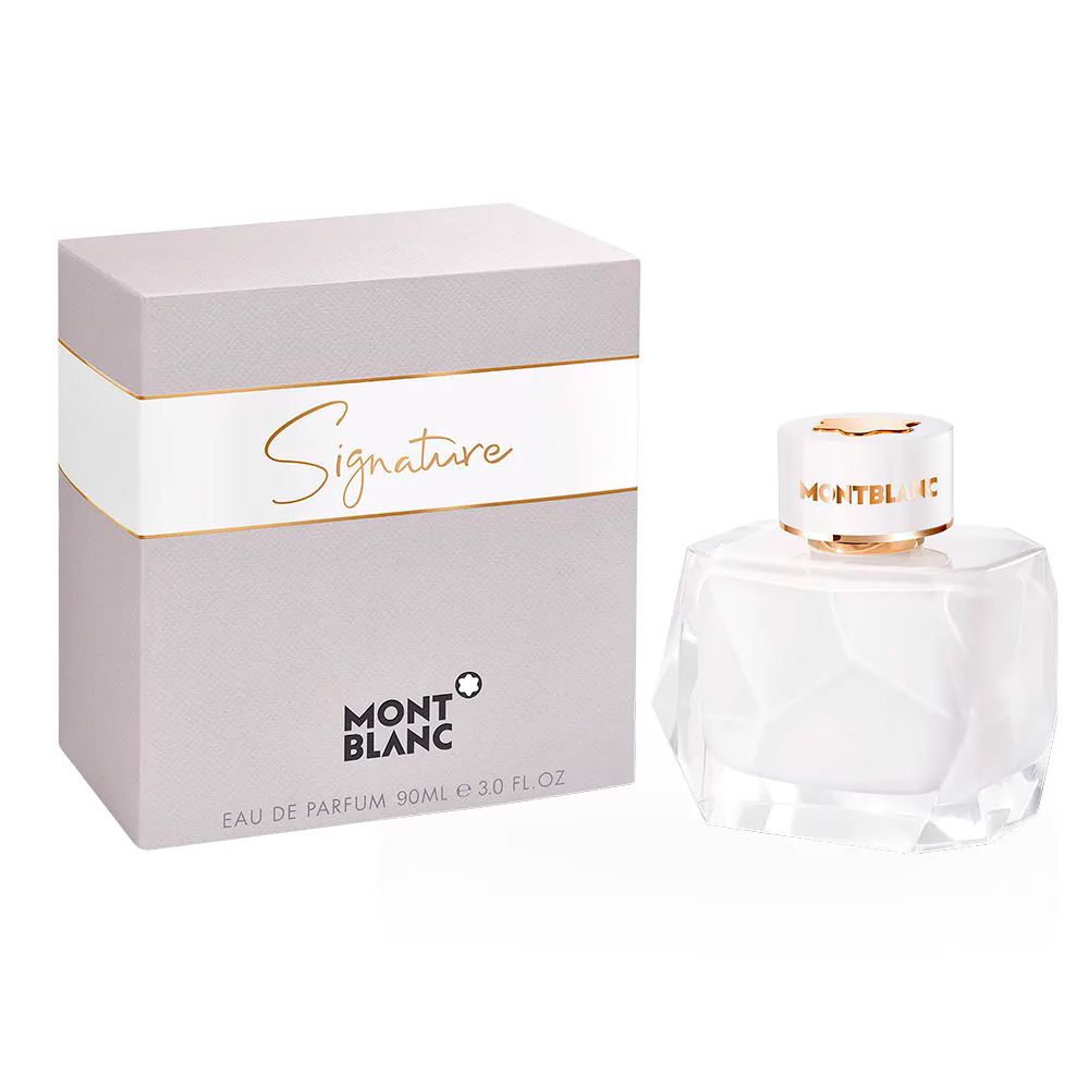 Frasco oficial do perfume MB SIGNATURE WOMAN EDP 90ML