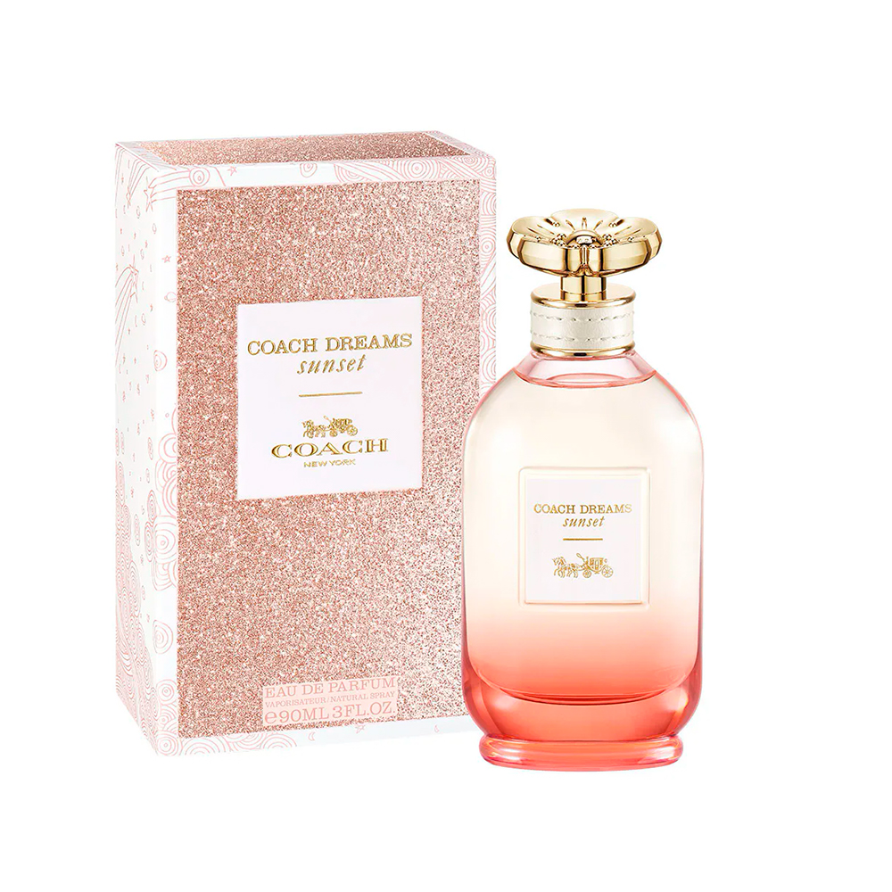 Frasco oficial do perfume COACH DREAMS SUNSET EDP 40ML