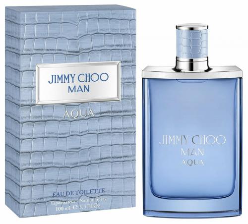 Frasco oficial do perfume JIMMY CHOO MAN AQUA EDT 100ML