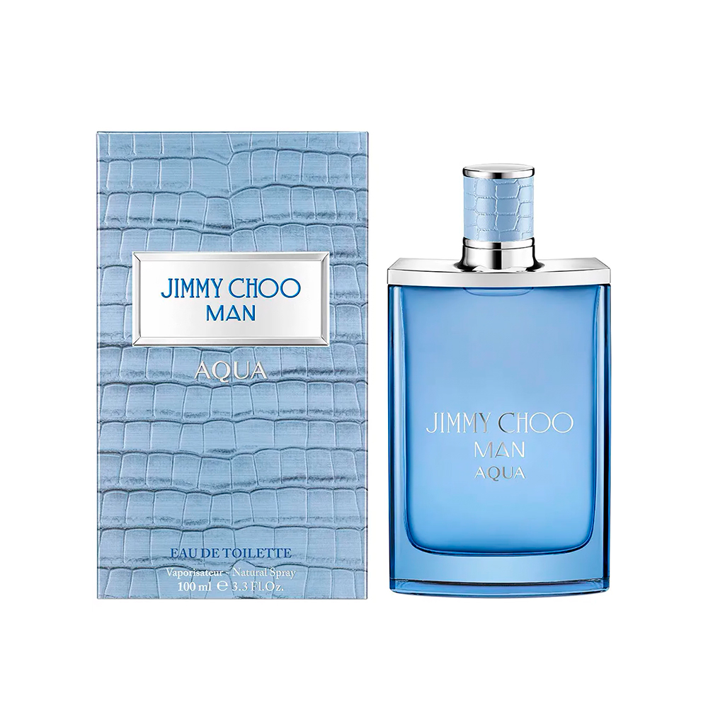 Frasco oficial do perfume JIMMY CHOO MAN AQUA EDT 30ML