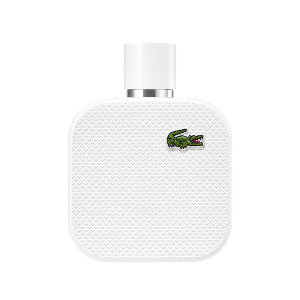 Frasco oficial do perfume LACOSTE L12.12 BLANC MEN EDT 100ML