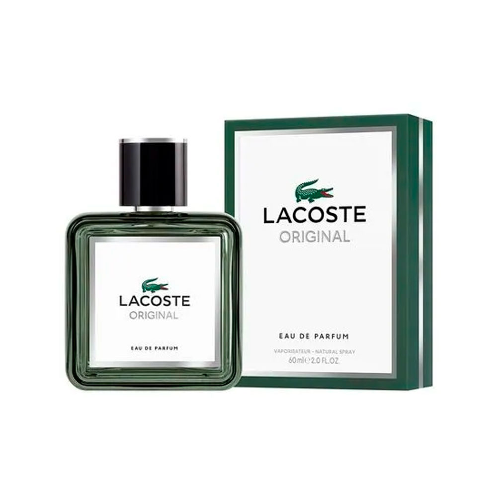 Frasco oficial do perfume LACOSTE ORIGINAL MEN EDP 60ML