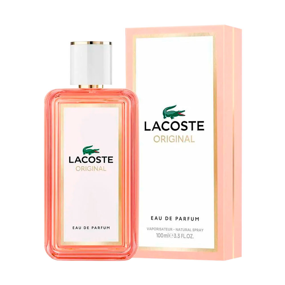 Frasco oficial do perfume LACOSTE ORIGINAL FEMME EDP 100ML