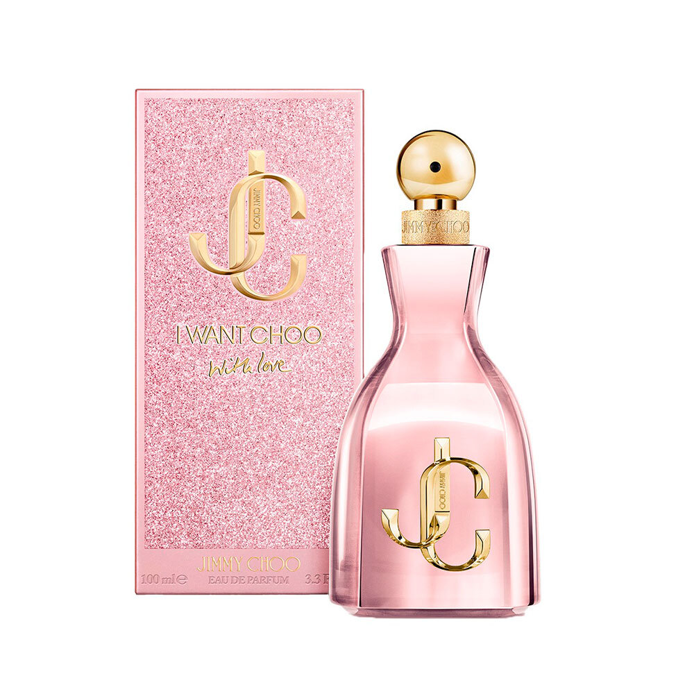 Frasco oficial do perfume JIMMY CHOO I WANT WITH LOVE EDP 100ML