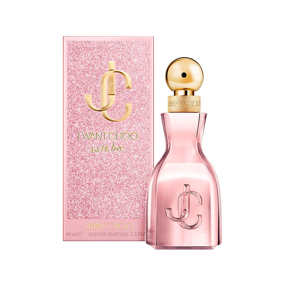 Frasco oficial do perfume JIMMY CHOO I WANT WITH LOVE EDP 40ML